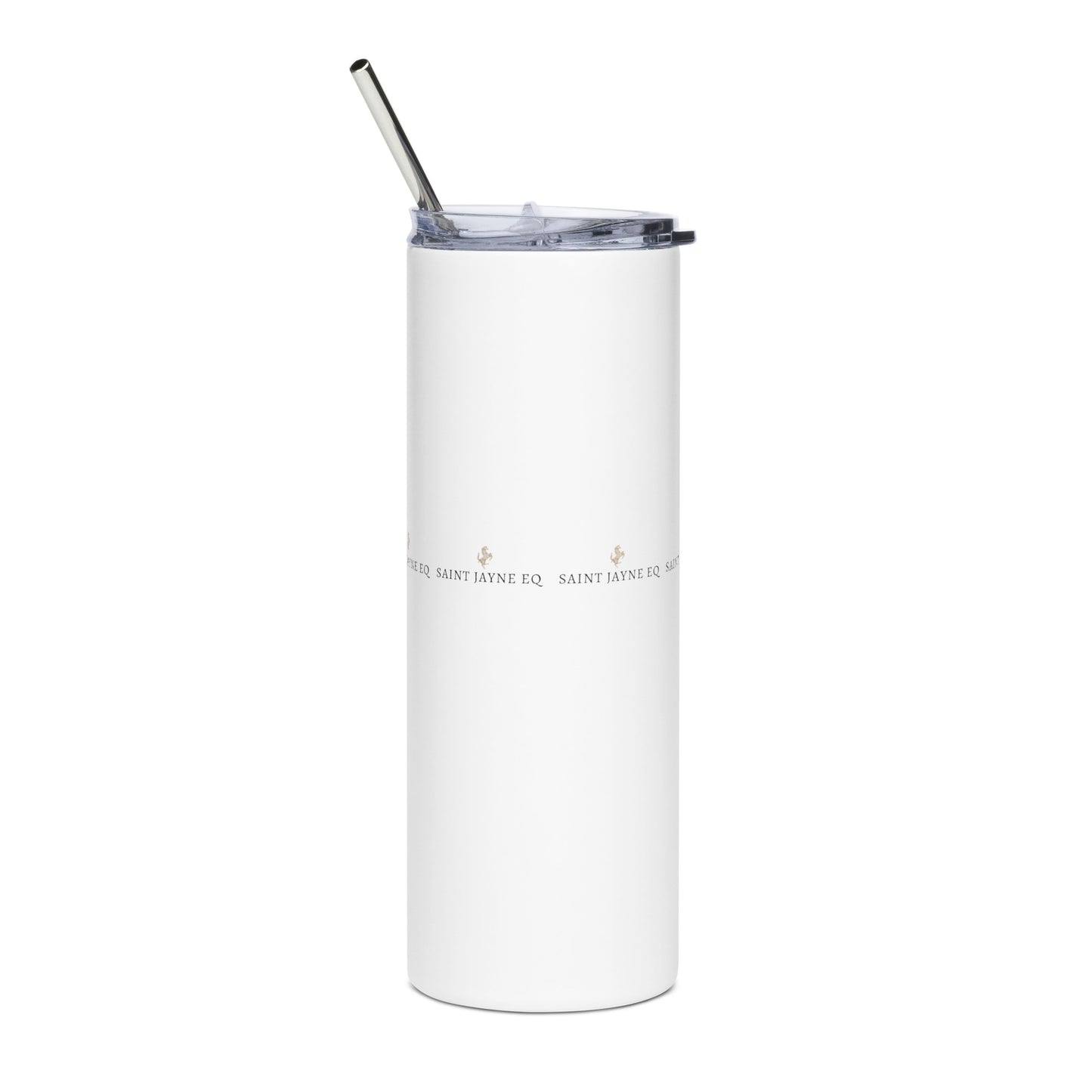 Luxe Training Stainless Steel Tumbler with Straw