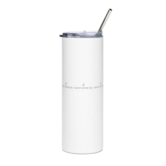 Luxe Training Stainless Steel Tumbler with Straw