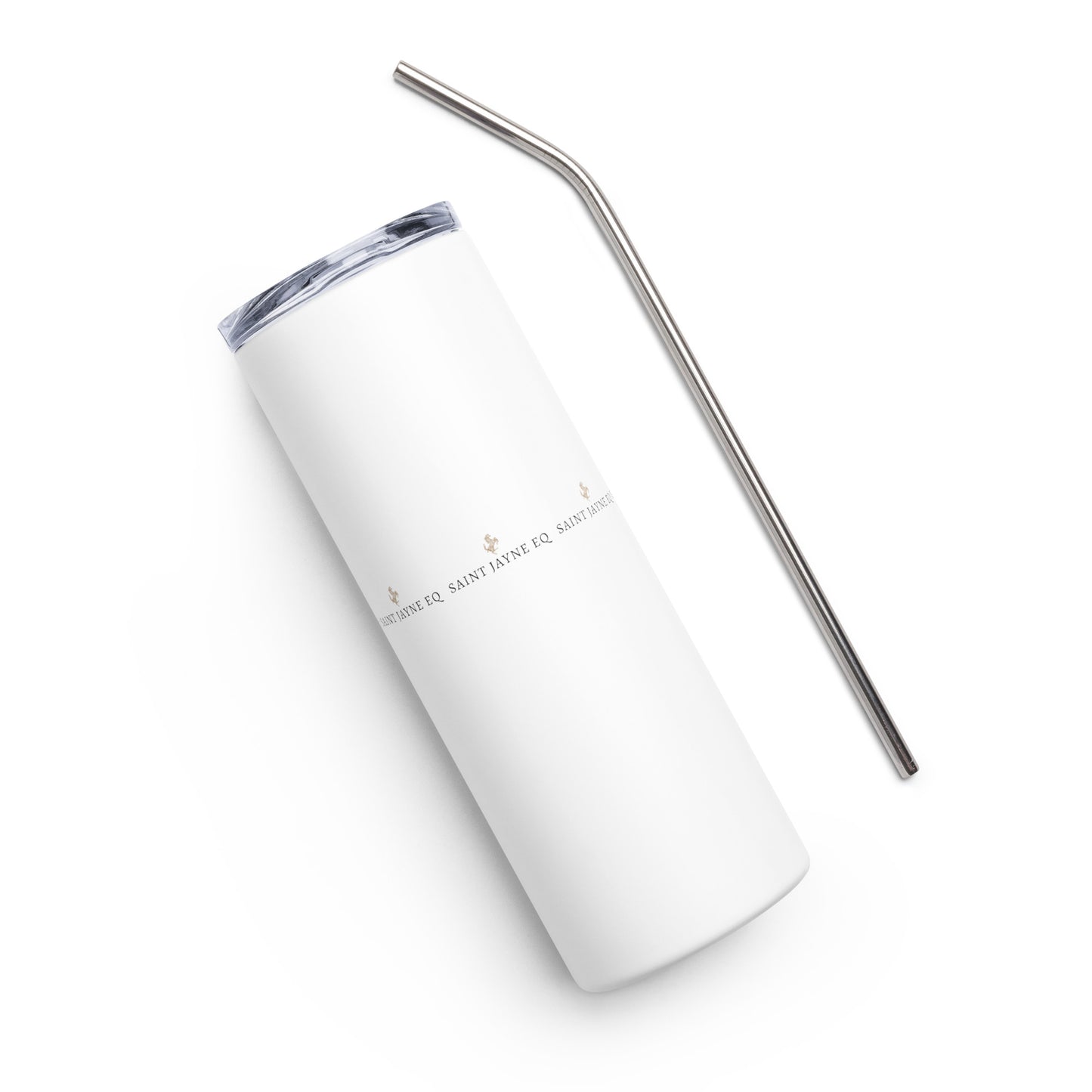 Luxe Training Stainless Steel Tumbler with Straw