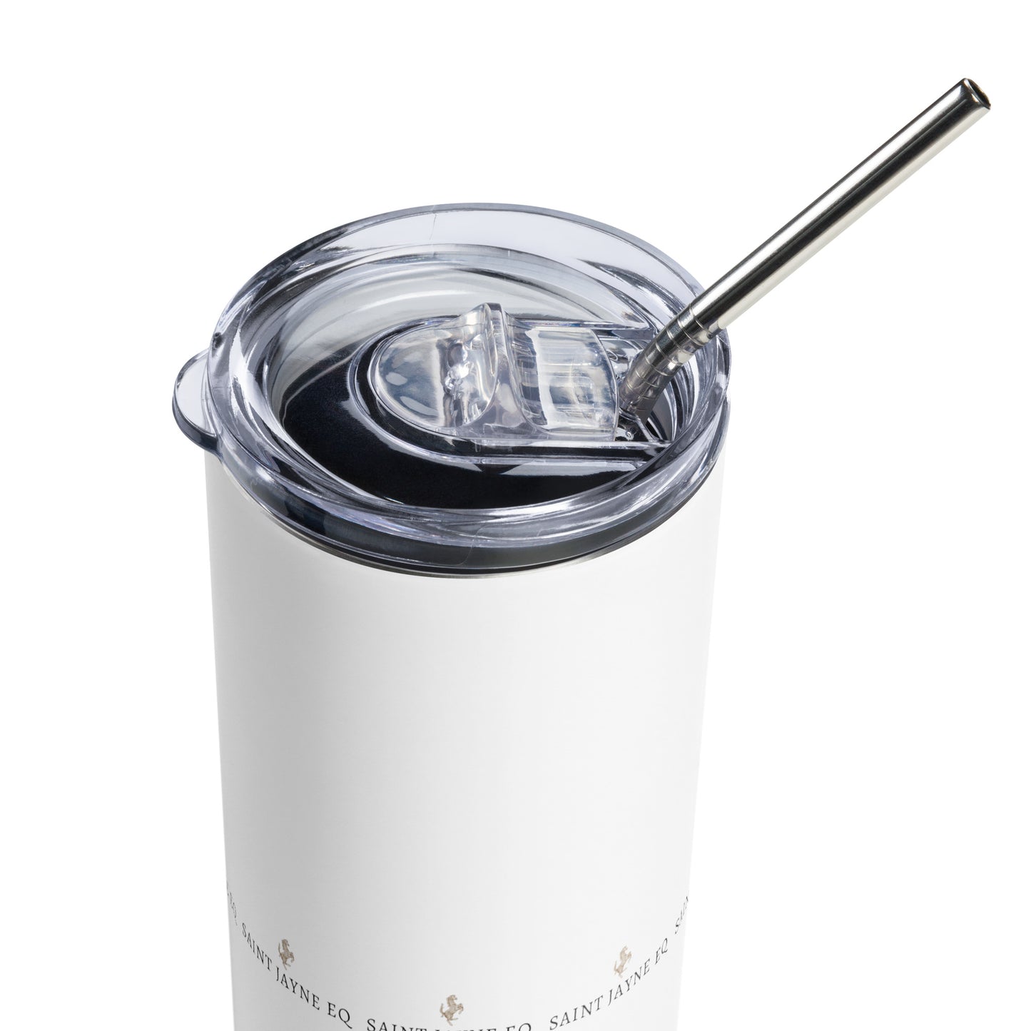 Luxe Training Stainless Steel Tumbler with Straw